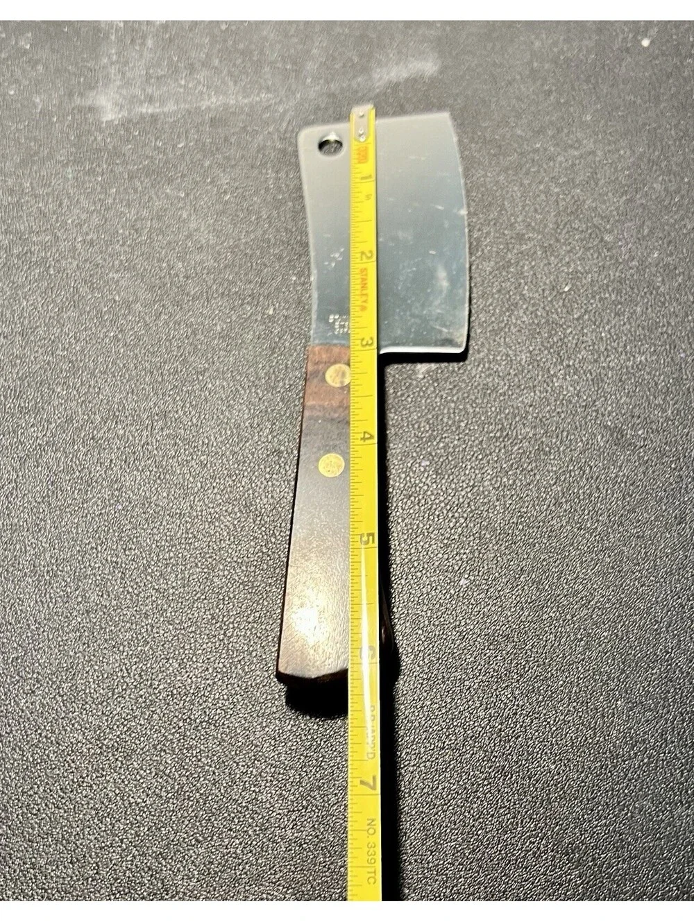 Schweppes 1970s Mixers Promotional Bar Set Mini Cheese Cleaver Wood Plaque, 8x6”